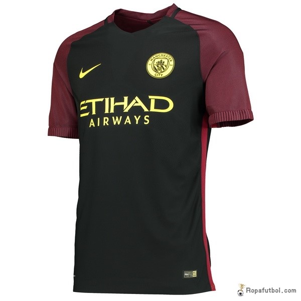 Tailandia Camiseta Manchester City Replica Segunda Ropa 2016/17 Negro